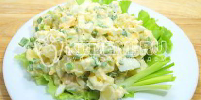 Шаг 7: картофельного салата на рождество