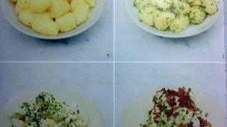 Рецепт Картофельного салата с беконом