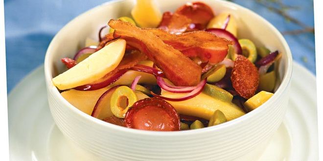 Рецепт Картофельного салата с копченостями