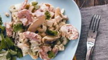 Рецепт Картофельного салата с креветками