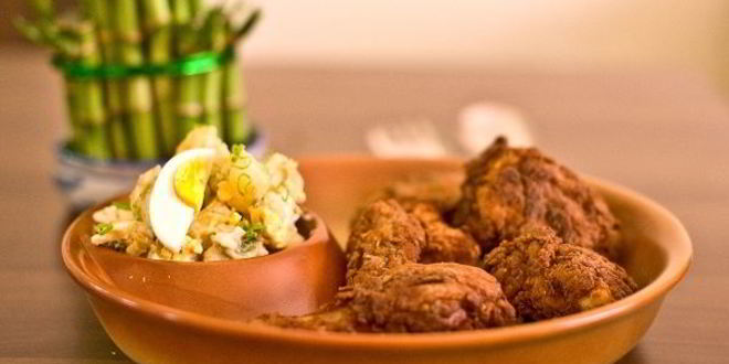 Рецепт картофельного салата с курочкой