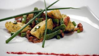 Рецепт Картофельного салата с лисичками