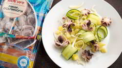 Рецепт Картофельного салата с мини-осьминогами