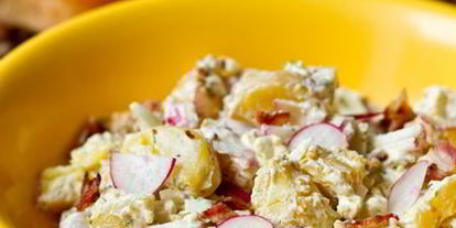 Шаг 9: картофельного салата с редисом и беконом