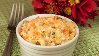 Рецепт Картофельного салата с соленым огурцом