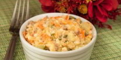 Шаг 4: картофельного салата с соленым огурцом