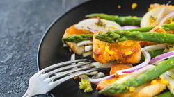 Рецепт Картофельного салата с сыром халуми и стручковой фасолью