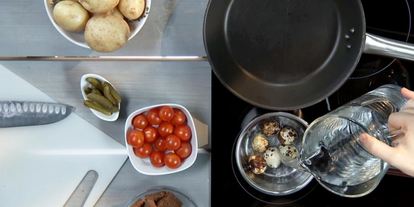 Шаг 1: новогоднего картофельного салата с говядиной