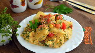 Рецепт Пряного картофельного салата с укропом