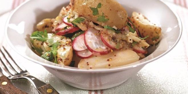 Рецепт салата из молодого картофеля