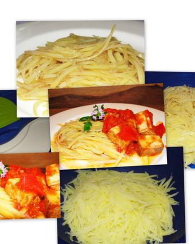 Рецепт салата картофельного азиатская нотка с копченым тофу в томатном соусе