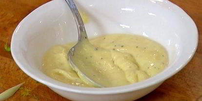 Шаг 1: салата с картофелем, фенхелем и копченой семгой