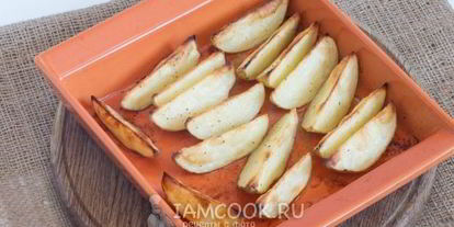 Шаг 7: салата с запеченным картофелем