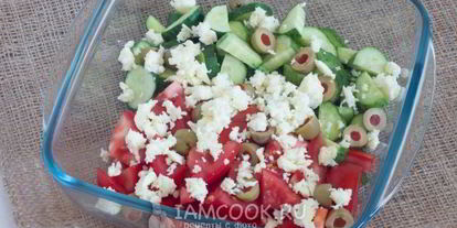 Шаг 8: салата с запеченным картофелем