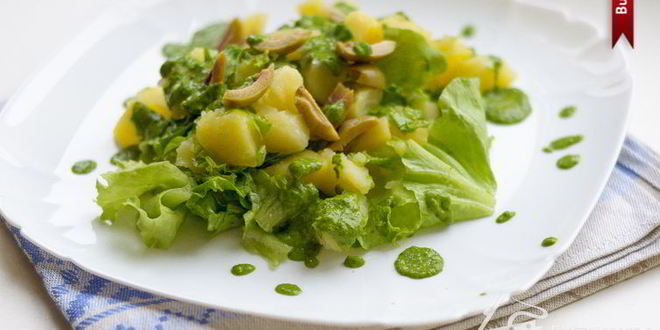 Рецепт теплого картофельного салата