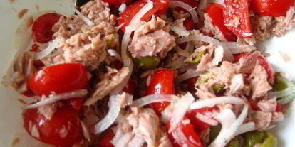 Шаг 7: теплого салата с картофелем и тунцом