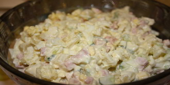 Рецепт Диетического салата Оливье