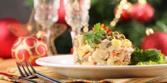 Рецепт Оливье классический с колбасой