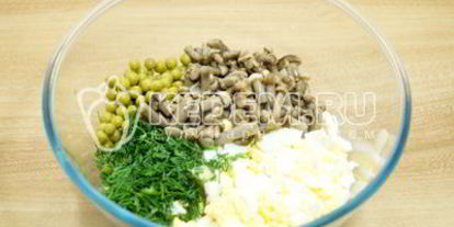 Шаг 4: оливье на хэллоуин