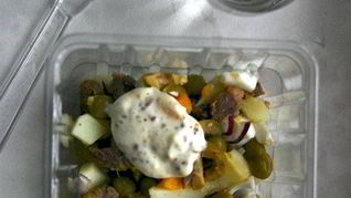 Рецепт Оливье с оливками