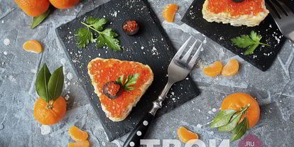 Шаг 6: оливье с языком