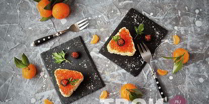 Шаг 7: оливье с языком