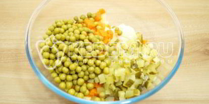 Шаг 2: постного оливье