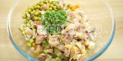 Шаг 6: постного оливье