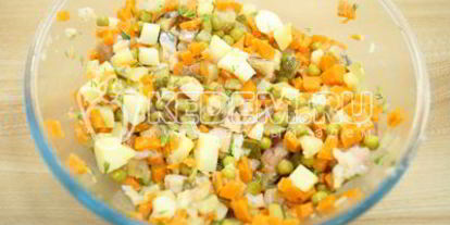 Шаг 7: постного оливье