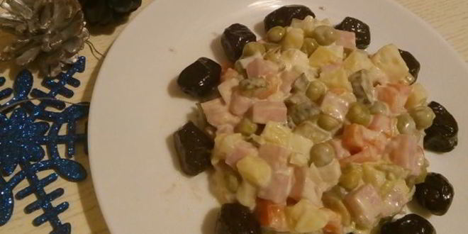 Рецепт простого оливье