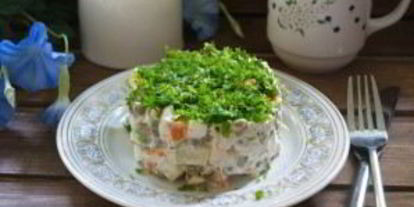 Шаг 5: салата оливье оригинальный