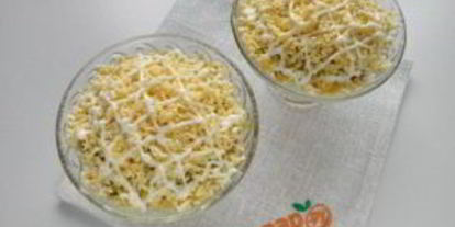 Шаг 5: салата оливье под шубой