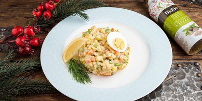 Шаг 5: салата оливье с домашним майонезом