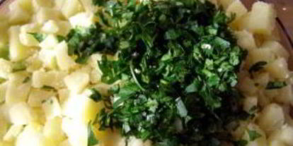 Шаг 4: салата оливье с грибами