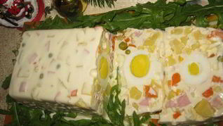 Рецепт Салата-желе Оливье