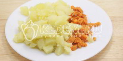 Шаг 4: заливного оливье