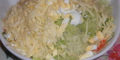 Шаг 3: овощного салата хрустящего