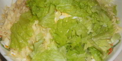 Шаг 4: овощного салата хрустящего