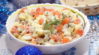 Рецепт салатов с семгой