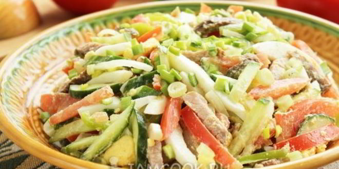 Рецепт салата бахор