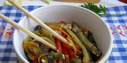 Шаг 9: салата из баклажанов по-корейски