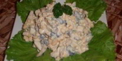 Шаг 5: салата из фасоли и яиц