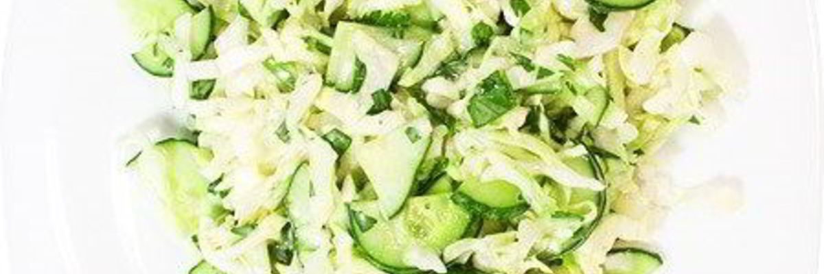 Рецепт Салата из капусты, редиса и яйца Весеннее утро