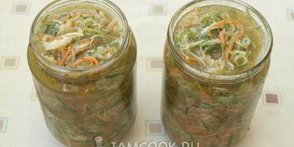 Шаг 8: салата из переросших огурцов на зиму