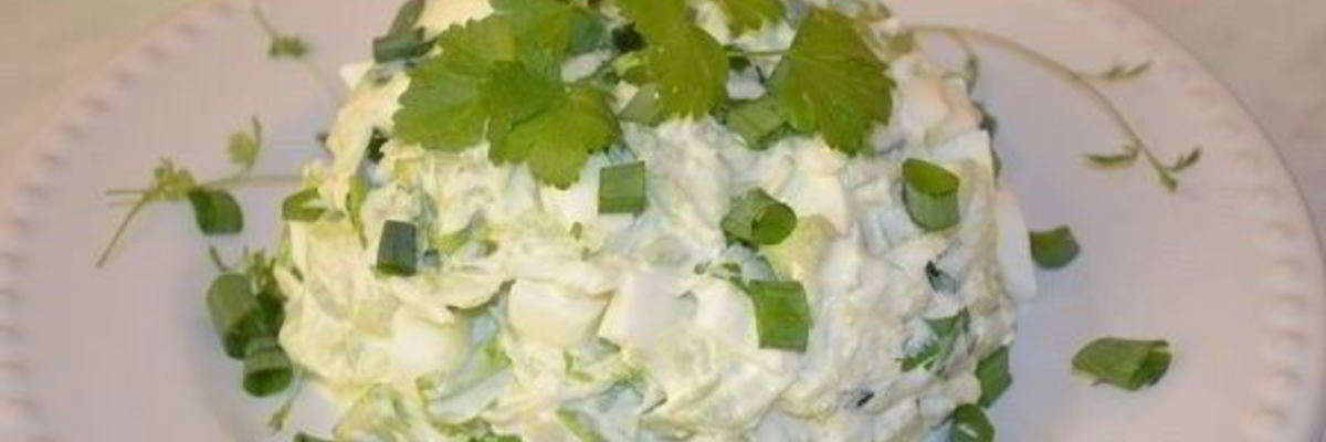 Рецепт Салата из редьки с яйцом