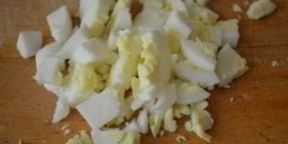 Шаг 4: салата из редьки с яйцом