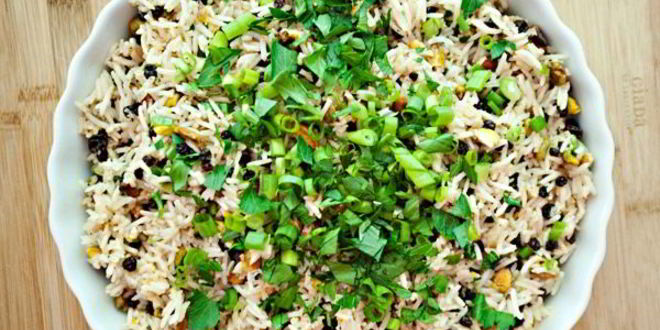 Рецепт салата из риса