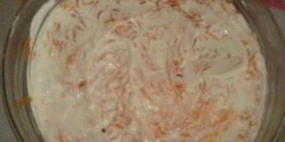 Шаг 3: мимозы с печенью трески