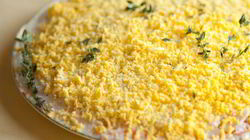 Рецепт Мимозы с сыром