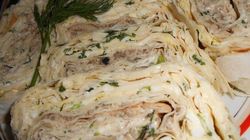 Рецепт Рулета из лаваша Мимоза